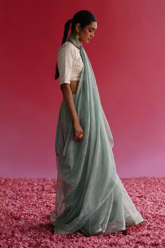 White Sharad Blouse