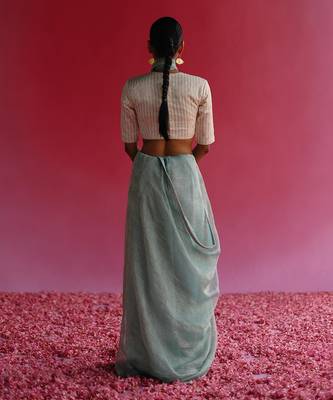 White Sharad Blouse 3