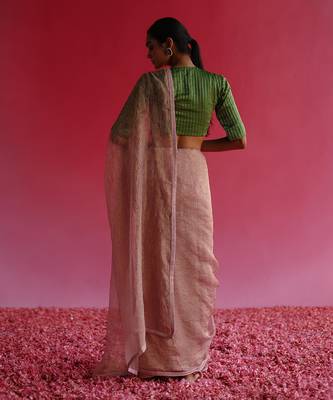 Green Sharad Blouse 3