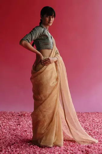 Turquoise Sharad Blouse