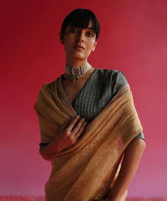Turquoise Sharad Blouse 4