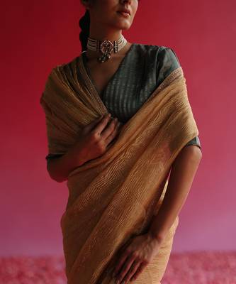 Turquoise Sharad Blouse 5