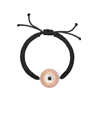 Black Round Evil Eye Cord Bracelet 1