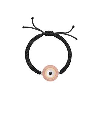 Black Round Evil Eye Cord Bracelet 3