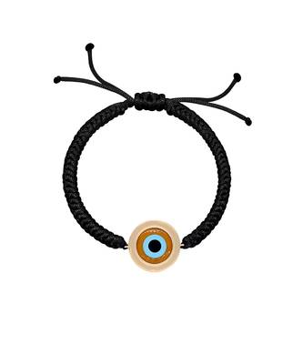 Black Round Tiger Eye Cord Bracelet 1