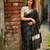 BLACK RAW SILK PRETTY SAREE
