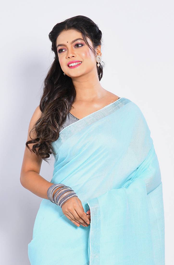 PURE COTTON LININ SAREE