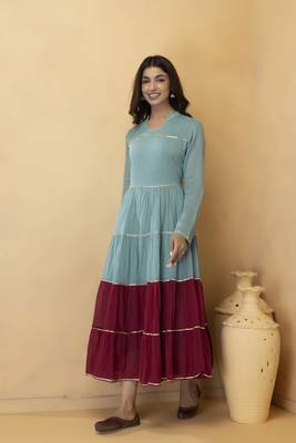   Hand Dyed Cotton Maxi Dress 2
