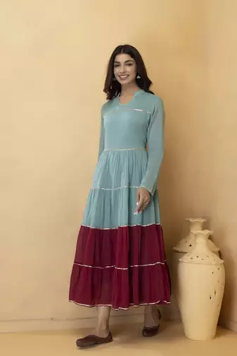   Hand Dyed Cotton Maxi Dress