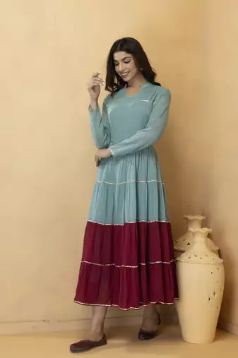   Hand Dyed Cotton Maxi Dress