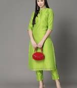 Anekaant dangle red embellished velvet clutch