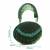 Anekaant dangle castleton green embellished velvet clutch