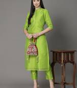 dangle cherry red & multi embellished velvet potli