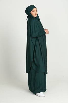 modest city two-piece jilbab set rama green 4