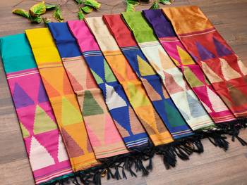 CHIKU BEAUTIFUL RAW  SILK PRETTY SAREE 4