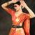 ORANGE AASAM SILK UNIQUE PRETTY SAREE