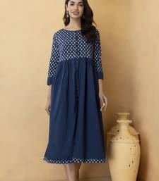   Hand Block Cotton Print Dress