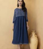Geroo Jaipur Hand Block Cotton Print Dress