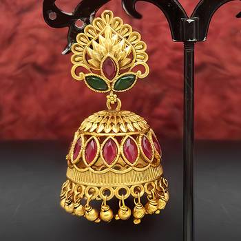 Multy color jhumka earring 2