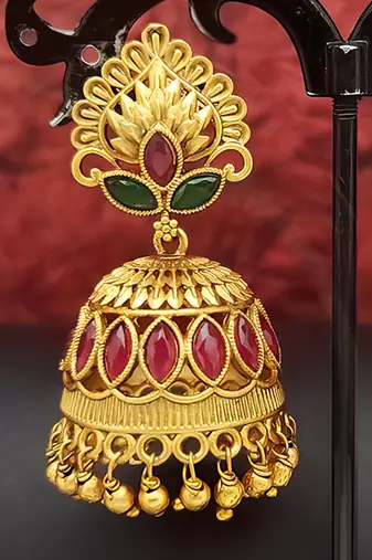 Multy color jhumka earring