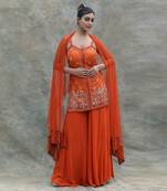 Rust gharara set