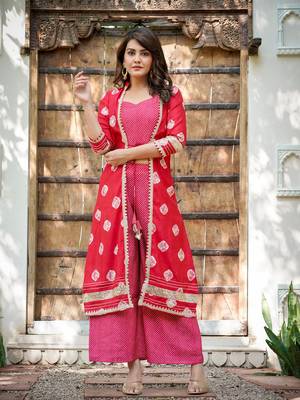  mustard ethnic motifs crop top and palazzo with shrug co ords 1