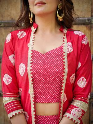  mustard ethnic motifs crop top and palazzo with shrug co ords 4