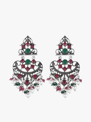 Women silver-plated classic drop  earing 5