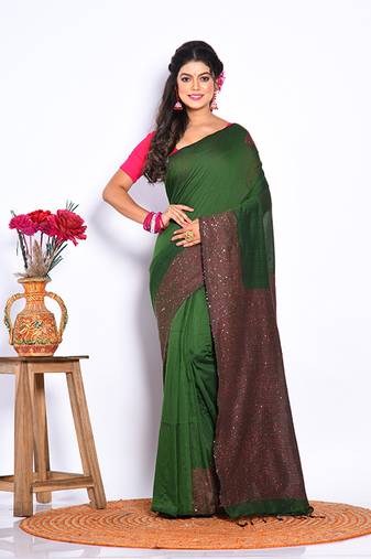 COTTON HANDLOOM SAREE
