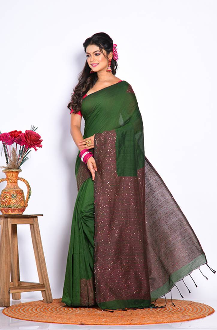 COTTON HANDLOOM SAREE