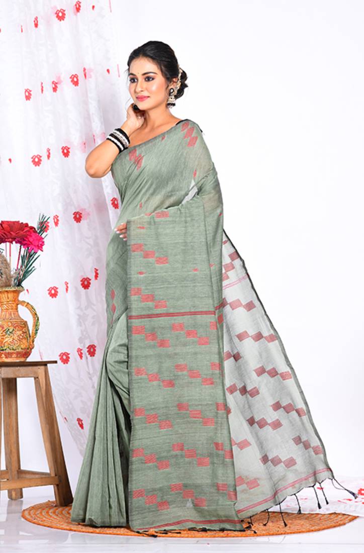 COTTON HANDLOOM SAREE