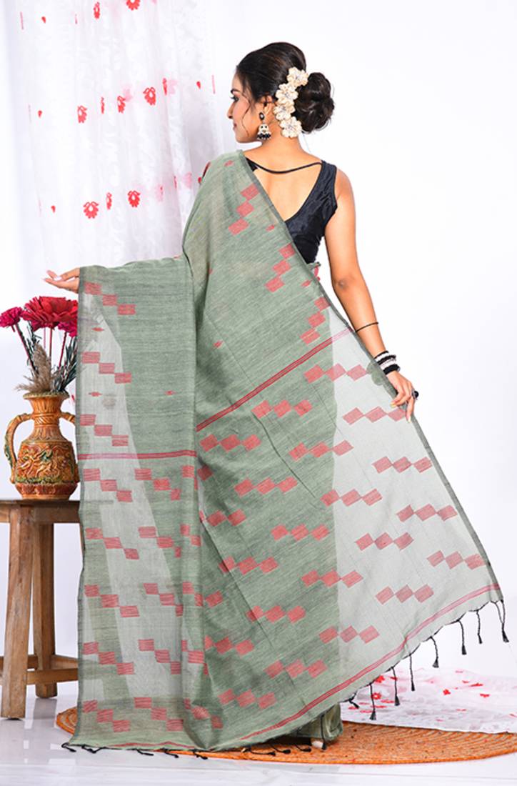 COTTON HANDLOOM SAREE