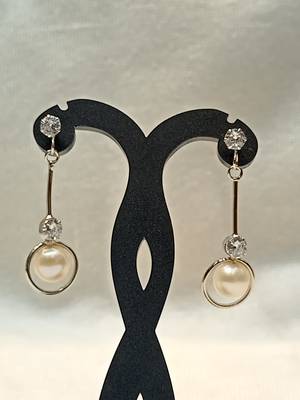 Mannat raj pearls and jewellers natural hyderabadi unique danglers 1