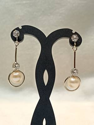 Mannat raj pearls and jewellers natural hyderabadi unique danglers 2