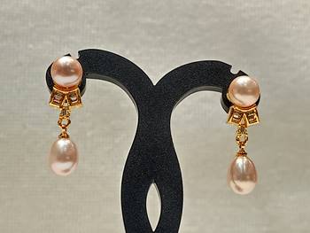 Mannat raj pearls and jewellers natural hyderabadi beautiful danglers 2