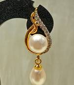Mannat raj pearls and jewellers natural pearls designer danglers