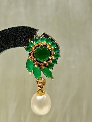 Mannat raj pearls and jewellers natural pearls designer danglers 3