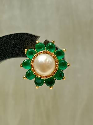 Mannat raj pearls and jewellers natural pearls designer studs 3