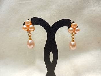 Mannat raj pearls and jewellers natural hyderabadi beautiful danglers 2
