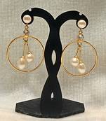 Mannat raj pearls and jewellers natural hyderabadi charming danglers