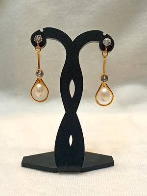 Mannat raj pearls and jewellers natural hyderabadi beautiful danglers 1