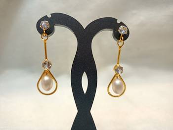 Mannat raj pearls and jewellers natural hyderabadi beautiful danglers 2