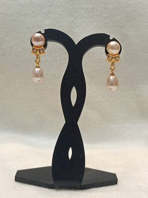 Mannat raj pearls and jewellers natural hyderabadi beautiful danglers 3