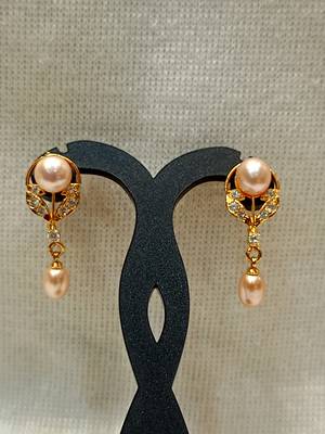 Mannat raj pearls and jewellers natural hyderabadi exclusive danglers 3