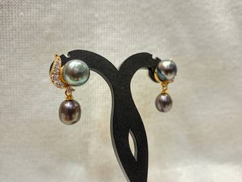 Mannat raj pearls and jewellers natural hyderabadi exclusive danglers 2