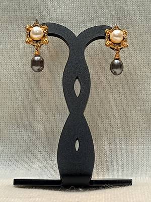Mannat raj pearls and jewellers natural hyderabadi daily wear danglers 1