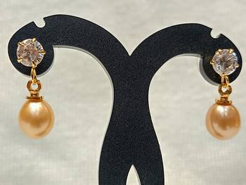 Mannat raj pearls and jewellers natural pearls designer danglers 2