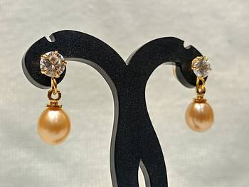 Mannat raj pearls and jewellers natural pearls designer danglers 3