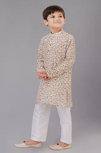 Mono Fabric-Polystar Boy's Kurta Pyjama