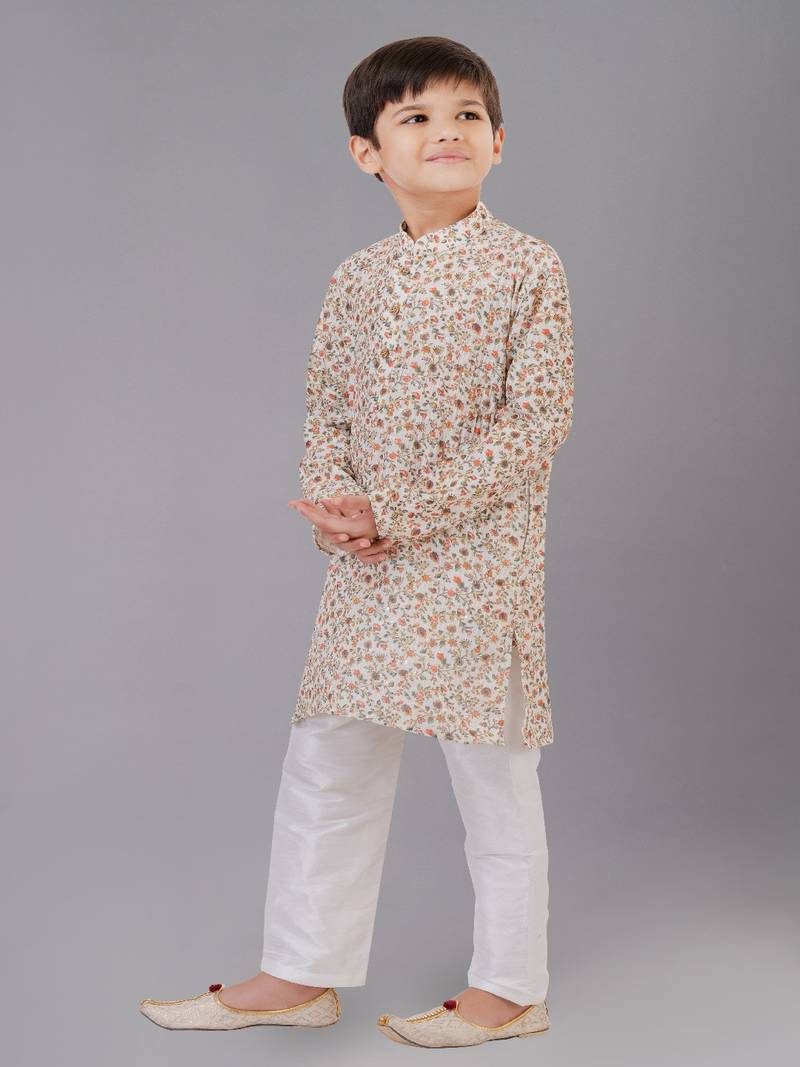 Mono Fabric-Polystar Boy's Kurta Pyjama